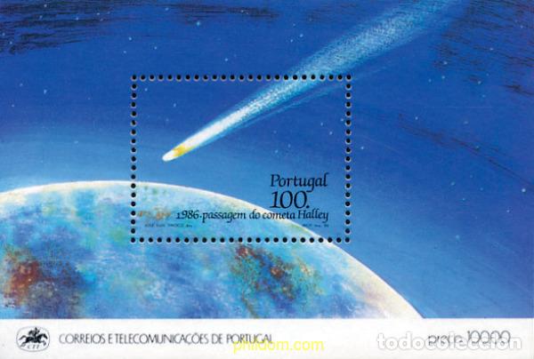 Sellos: 106558 MNH PORTUGAL 1986 PASO DEL COMETA HALLEY