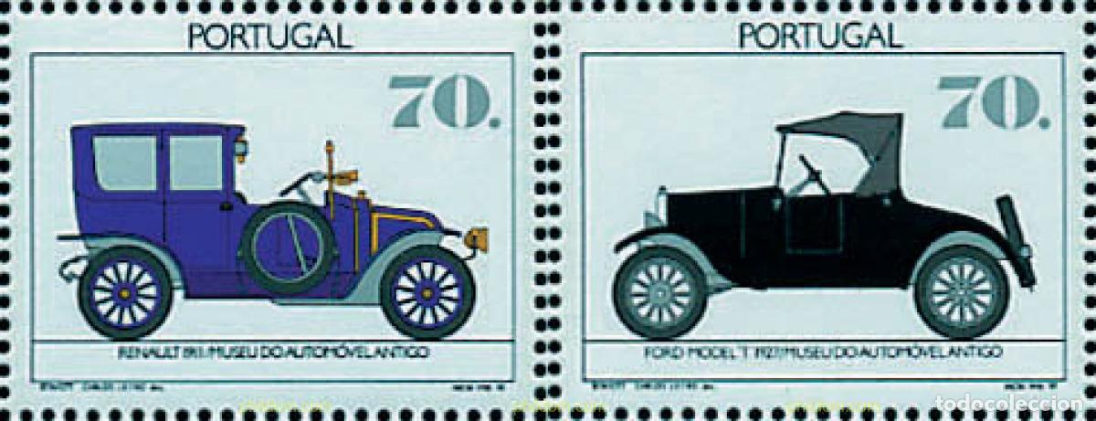Sellos: 106674 MNH PORTUGAL 1992 MUSEO DEL AUTOMOVIL ANTIGUO OEIRAS