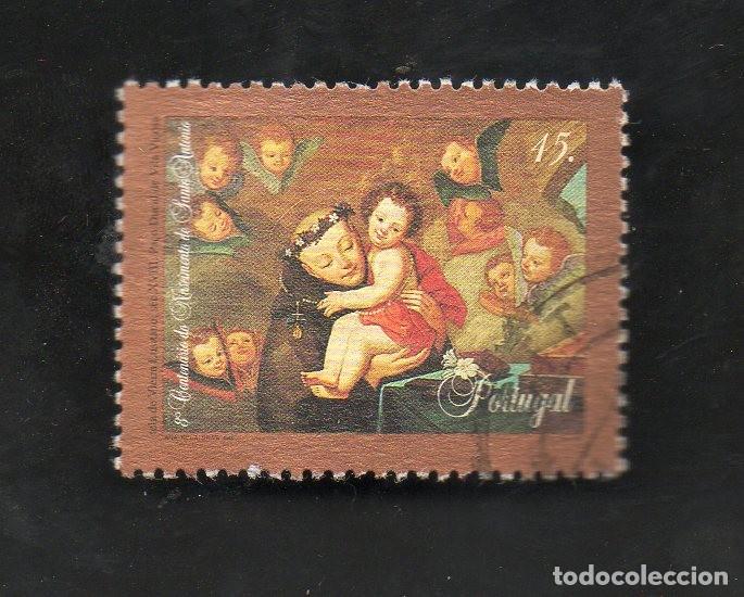 Sellos: FILA SELO PORTUGAL 1995 AF-2280 YT-2056 NASCIMENTO SANTO ANT&Oacute;NIO CIRCULADO