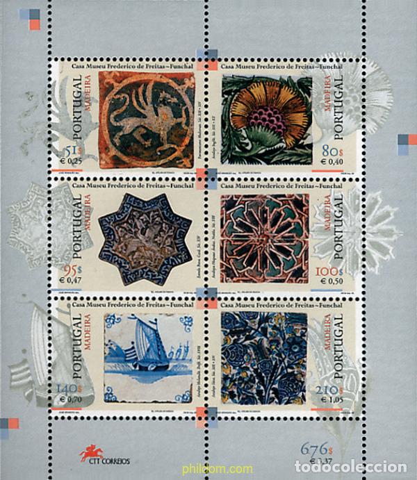 Sellos: 100066 MNH MADEIRA 1999 AZULEJOS, CASA MUSEO DE FREITAS EN FUNCHAL