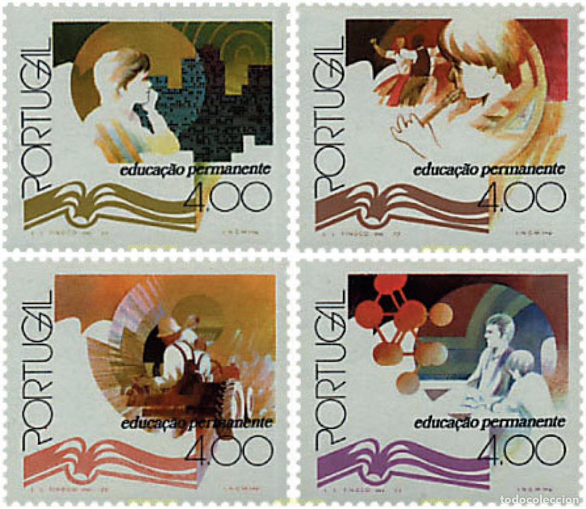 Sellos: 44107 MNH PORTUGAL 1977 EDUCACION PERMANENTE