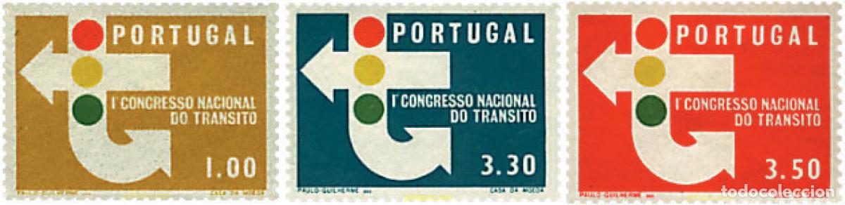 Sellos: 44096 MNH PORTUGAL 1965 1 CONGRESO NACIONAL DE CIRCULACION