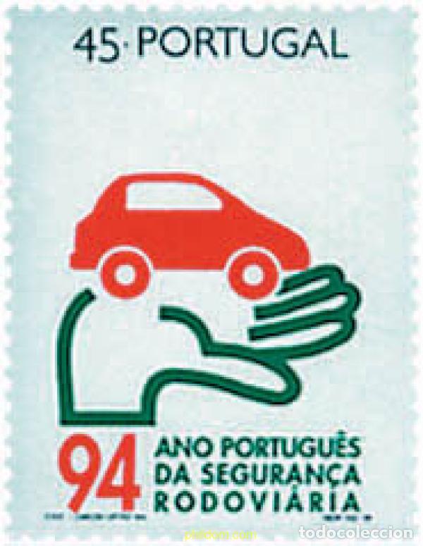 Sellos: 87587 MNH PORTUGAL 1994 A&Ntilde;O PORTUGUES DE LA SEGURIDAD VIAL