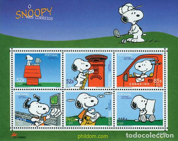 Sellos: 88405 MNH PORTUGAL 2000 SNOOPY EN EL CORREO