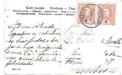 Sellos: Portugal y Marcofilia, Fantas&iacute;a, Ni&ntilde;o, Cartaxo a Lisboa 1908 (2470)