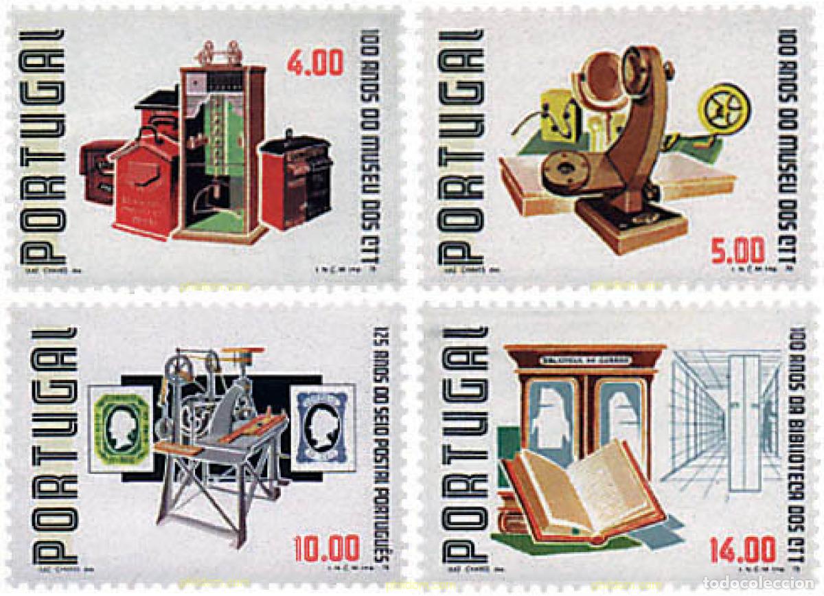 Sellos: 57151 MNH PORTUGAL 1978 CENTENARIO DEL MUSEO DE CORREOS Y TELECOMUNICACIONES