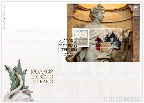 Sellos: Portugal y FDCB 180 A&ntilde;os del Gremio Literario 2026 (18135)