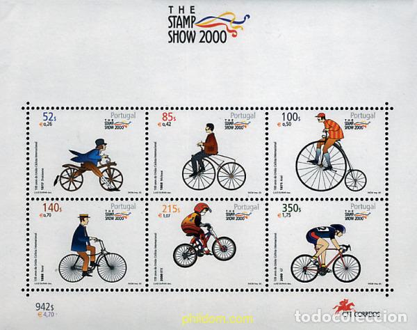Sellos: 88404 MNH PORTUGAL 2000 STAMP SHOW 2000. EXPOSICION FILATELICA INTERNACIONAL. CENTENARIO DE LA UNIO