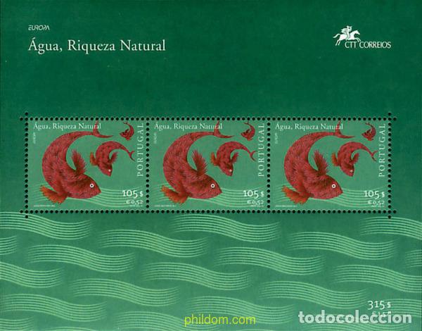 Sellos: 88406 MNH PORTUGAL 2001 EUROPA CEPT. EL AGUA, RIQUEZA NATURAL