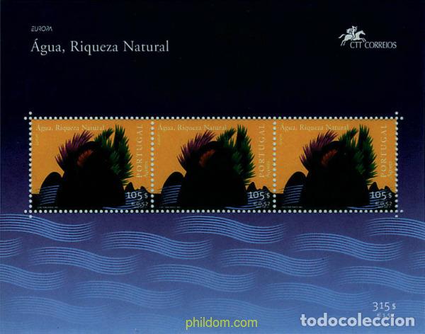 Sellos: 77070 MNH AZORES 2001 EUROPA CEPT. EL AGUA, RIQUEZA NATURAL