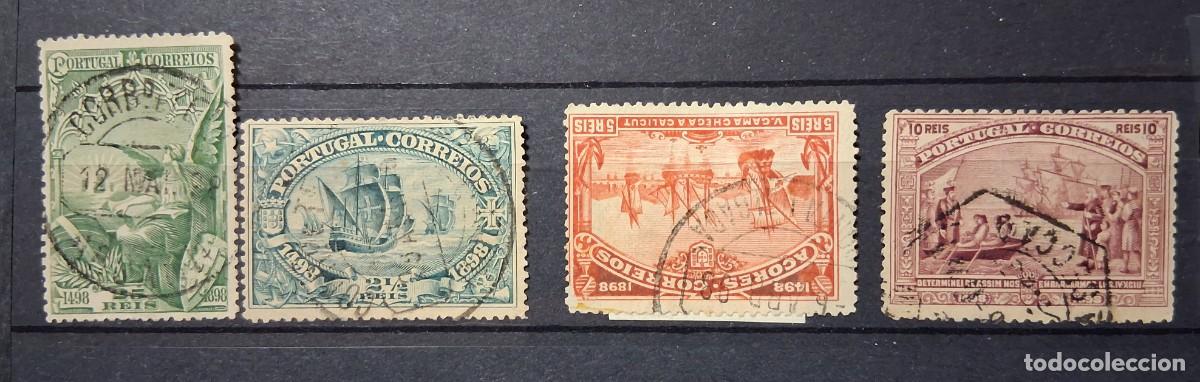 Sellos: PORTUGAL, 1898, CAT.YT. 146/149, MEDIA SERIE.