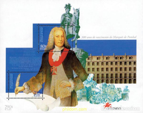 Sellos: 94400 MNH PORTUGAL 1999 50 ANIVERSARIO DEL CONSEJO DE EUROPA