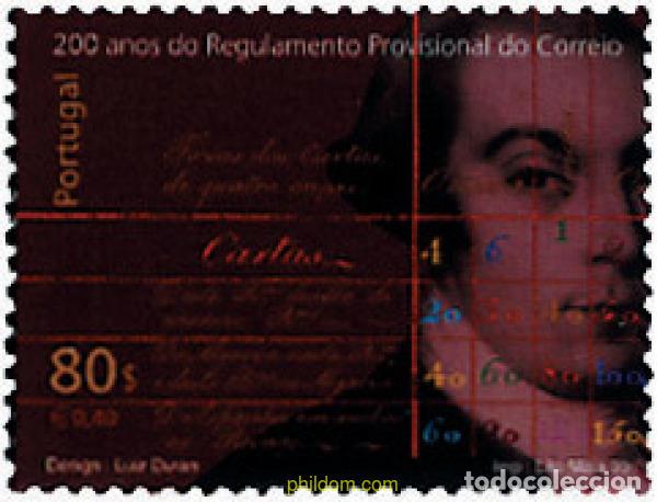 Sellos: 86785 MNH PORTUGAL 1999 2 CENTENARIO DEL REGULAMIENTO PROVISIONAL DEL CORREO