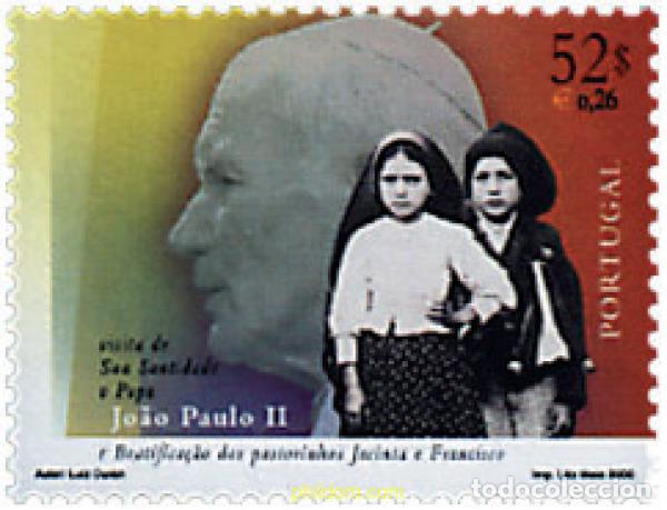 Sellos: 86689 MNH PORTUGAL 2000 VISITA DE SS EL PAPA JUAN PABLO II