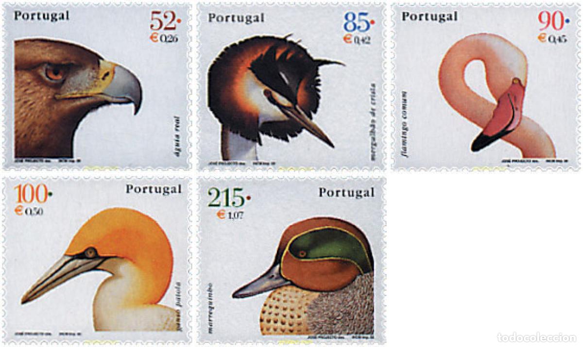 Sellos: 69527 MNH PORTUGAL 2000 AVES
