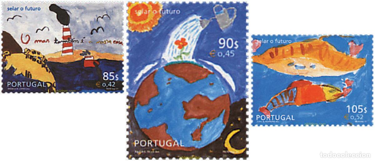 Sellos: 94399 MNH PORTUGAL 2001 DIBUJOS INFANTILES