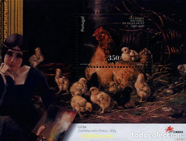 Sellos: 69532 MNH PORTUGAL 2001 CENTENARIO DE LA SOCIEDAD NACIONAL DE BELLAS ARTES