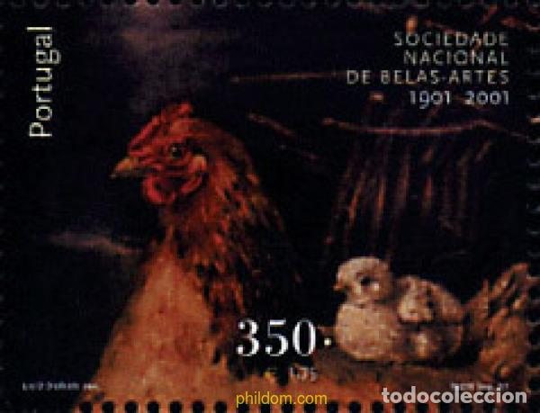 Sellos: 106924 MNH PORTUGAL 2001 CENTENARIO DE LA SOCIEDAD NACIONAL DE BELLAS ARTES