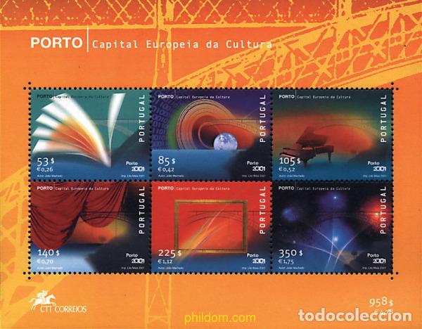 Sellos: 86244 MNH PORTUGAL 2001 PORTO CAPITAL EUROPEA DE LA CULTURA