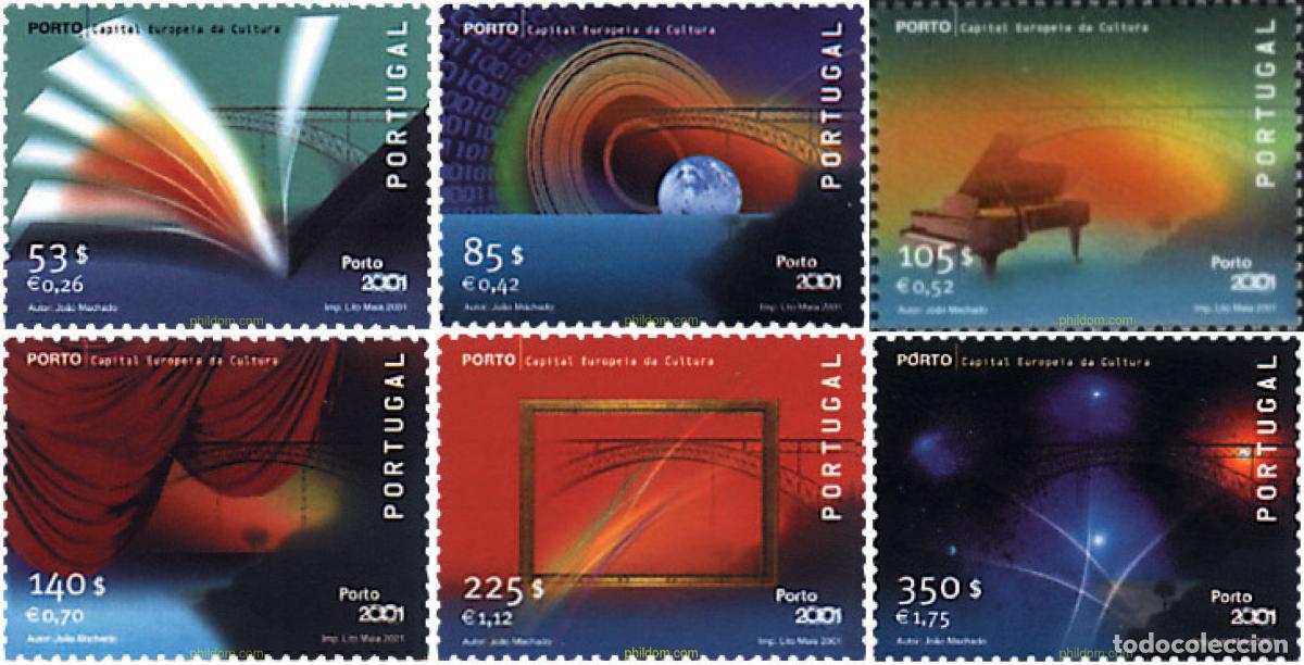 Sellos: 86243 MNH PORTUGAL 2001 PORTO CAPITAL EUROPEA DE LA CULTURA