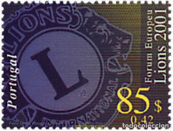 Sellos: 86249 MNH PORTUGAL 2001 FORUM DEL LIONS CLUB INTERNATIONAL