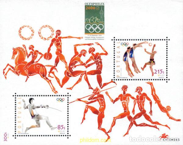 Briefmarken: 106916 MNH PORTUGAL 2000 27 JUEGOS OLIMPICOS VERANO SYDNEY 2000