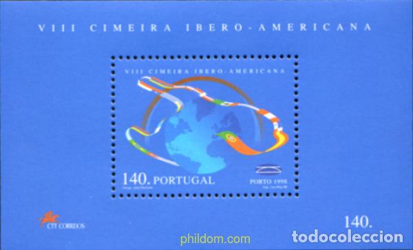 Sellos: 106872 MNH PORTUGAL 1998 8 CUMBRE IBERO-AMERICANA DE JEFES DE ESTADO Y DE GOBIERNO EN OPORTO