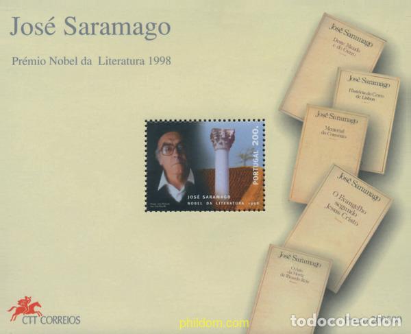 Sellos: 106876 MNH PORTUGAL 1998 HOMENAJE A JOSE SARAMAGO, PREMIO NOBEL DE LITERATURA 1998