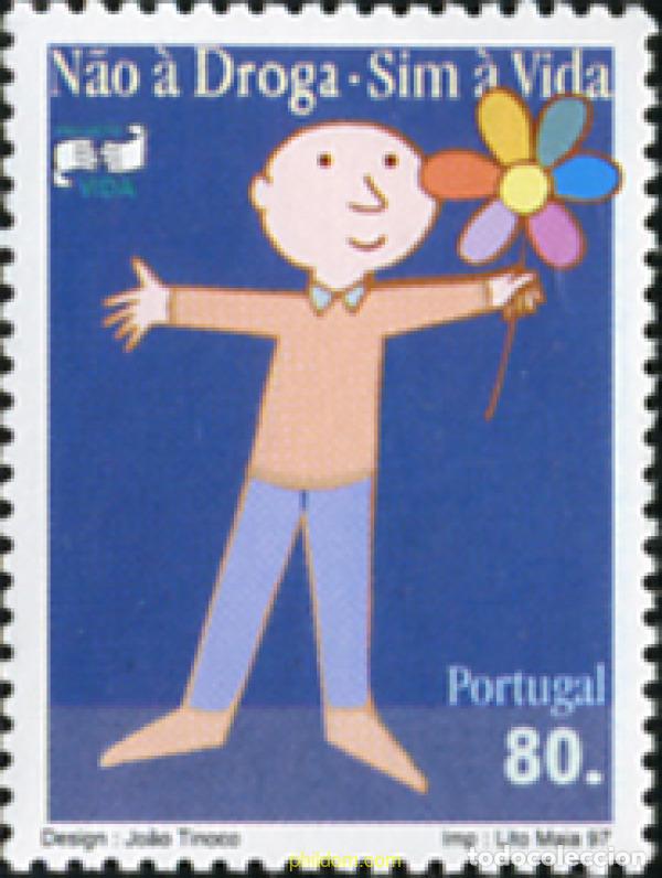 Sellos: 2009 MNH PORTUGAL 1997 PROGRAMA DE PREVENCION CONTRA LA DEPENDENCIA DE LA DROGA