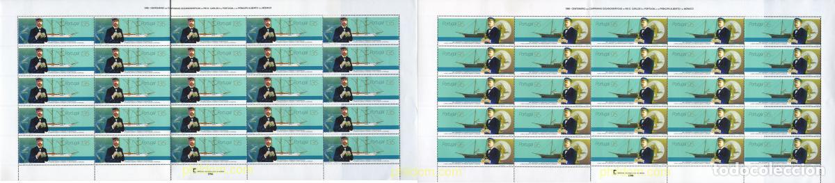 Francobolli: 337210 MNH PORTUGAL 1996 CENTENARIO DE LAS CAMPA&Ntilde;AS OCEANOGRAFICAS DEL REY CARLOS I DE PORTUGAL Y