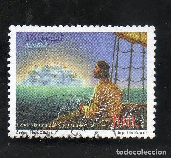 Briefmarken: FILA SELO PORTUGAL 1997 AF-2414 YT-456 EUROPA CEPT A&Ccedil;ORES CIRCULADO