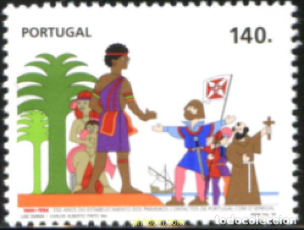 Francobolli: 140963 MNH PORTUGAL 1994 550 ANIVERSARIO DEL ESTABLECIMIENTO DE LOS PRIMEROS CONTACTOS ENTRE PORTUG