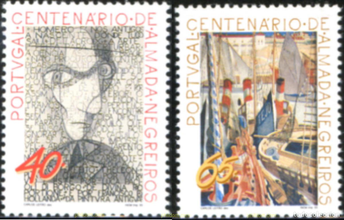 Timbres: 140927 MNH PORTUGAL 1993 50 ANIVERSARIO DEL NACIMINETO DE JOSE DE ALMADA