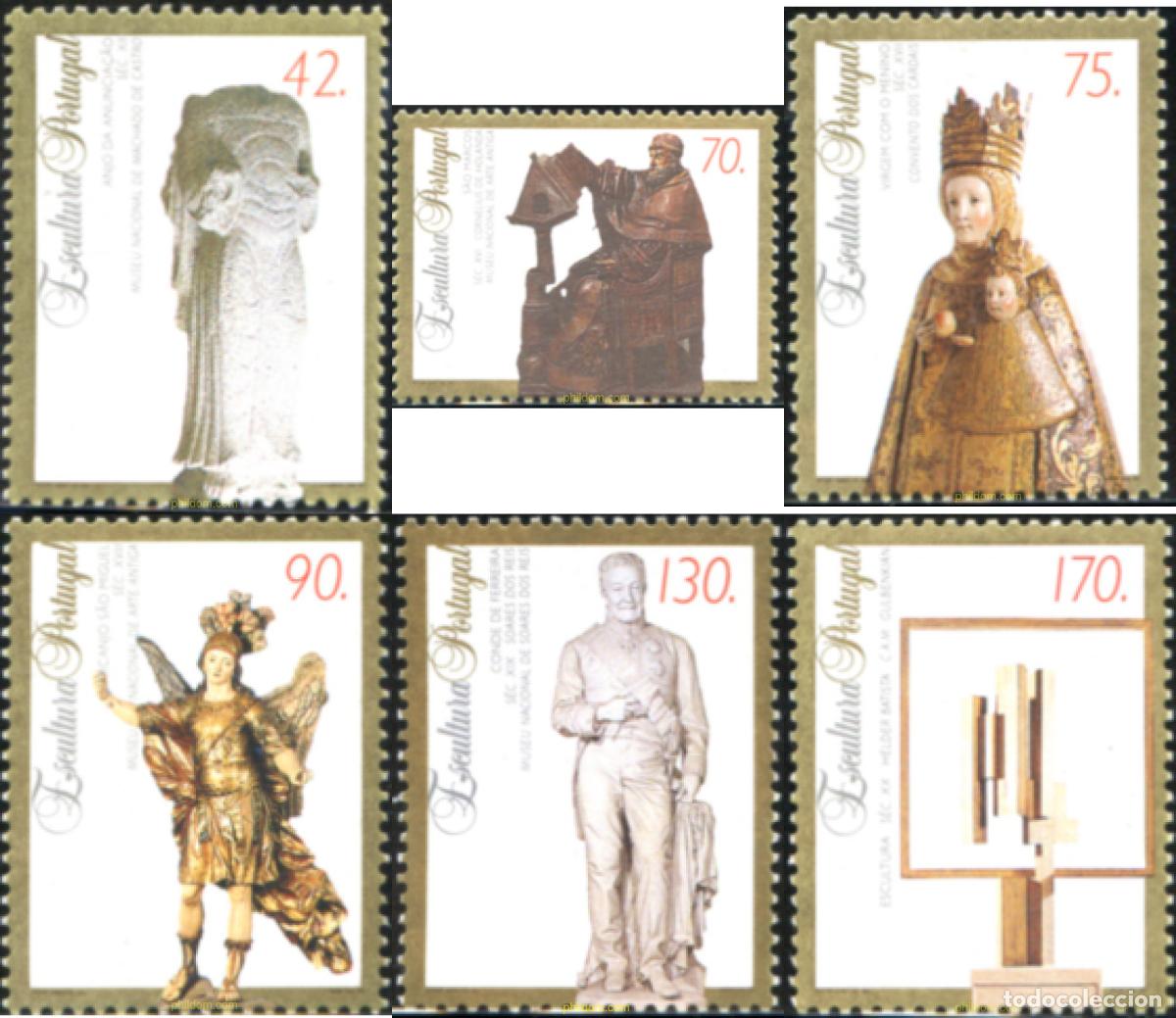 Sellos: 140935 MNH PORTUGAL 1993 ESCULTURAS PORTUGUESAS