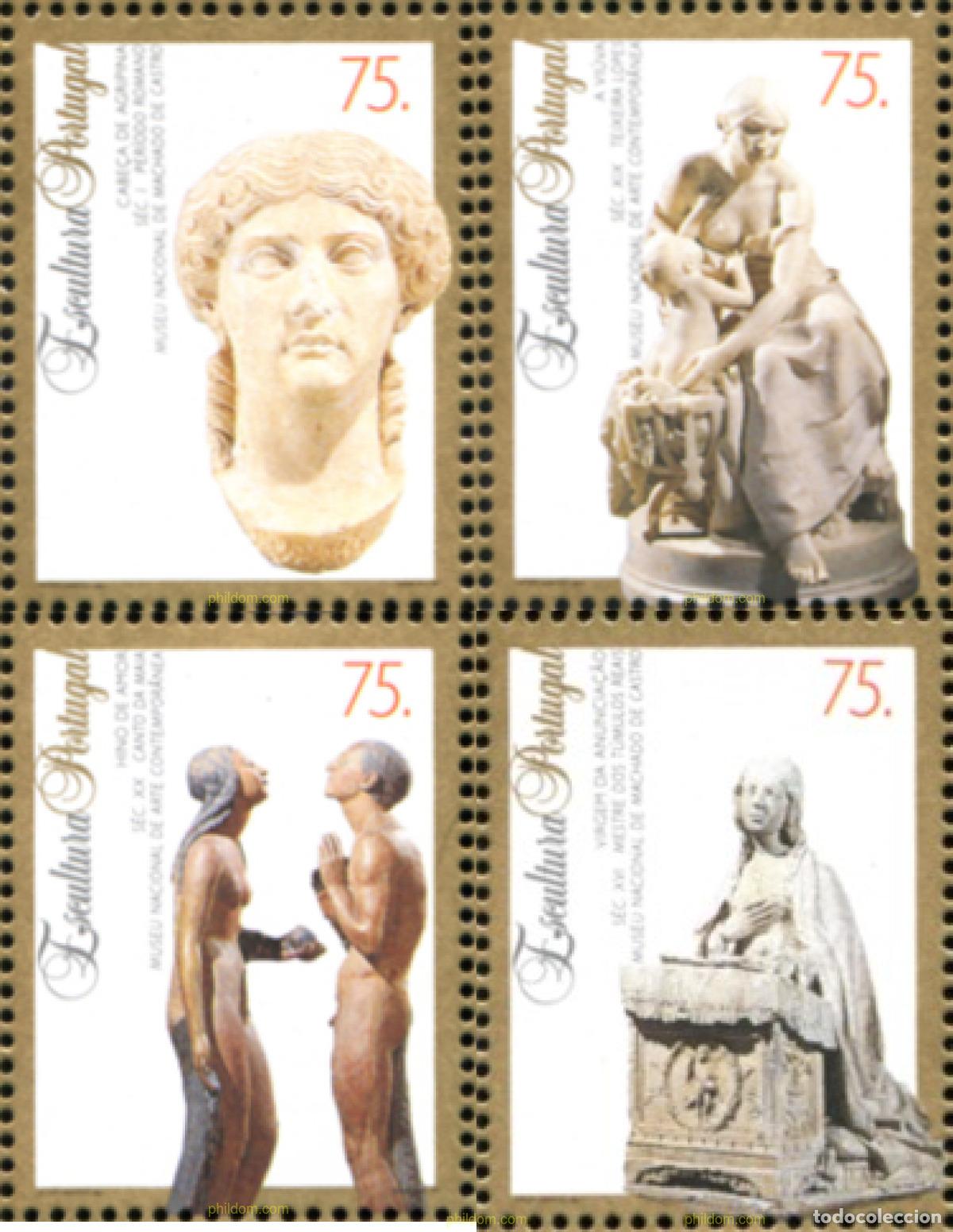 Sellos: 106695 MNH PORTUGAL 1993 ESCULTURAS PORTUGUESAS