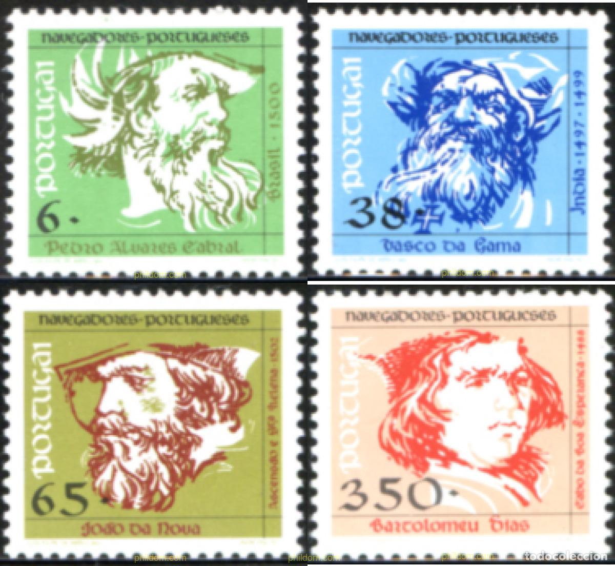 Sellos: 2029 MNH PORTUGAL 1992 NAVEGANTES PORTUGUESES