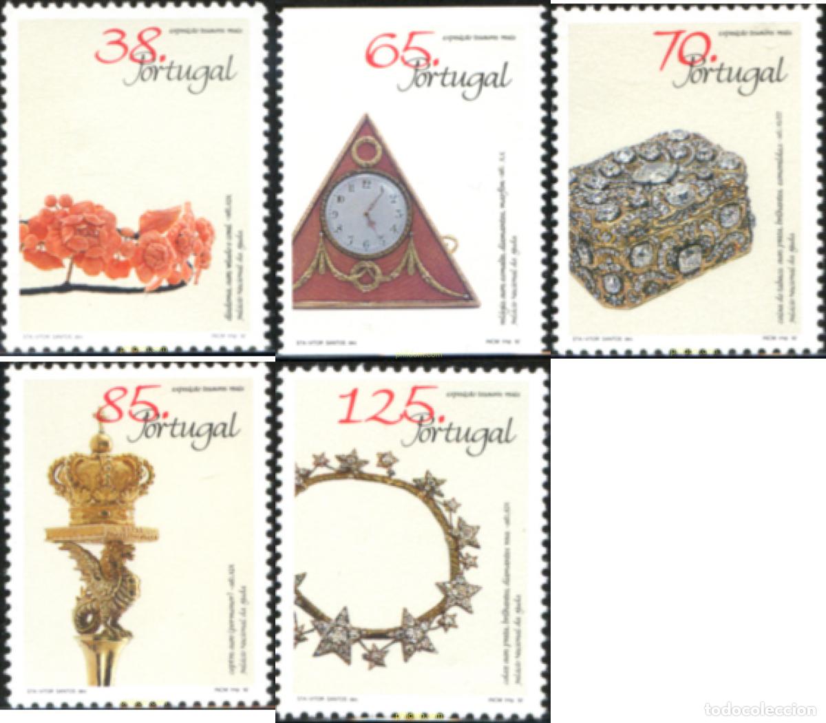 Sellos: 2026 MNH PORTUGAL 1992 TESOROS REALES