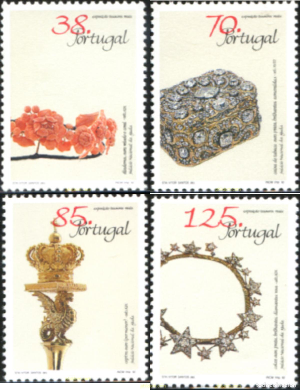 Timbres: 328831 MNH PORTUGAL 1992 TESOROS REALES