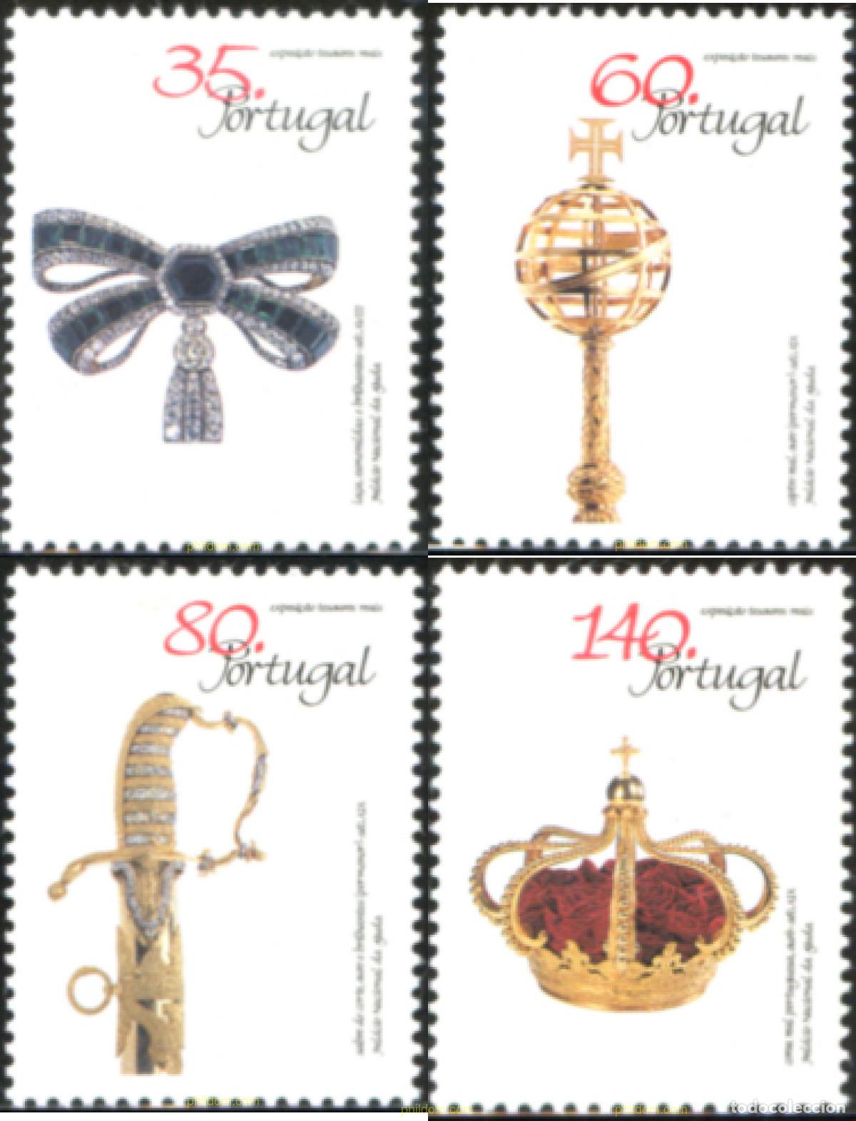 Timbres: 328829 MNH PORTUGAL 1991 TESOROS REALES