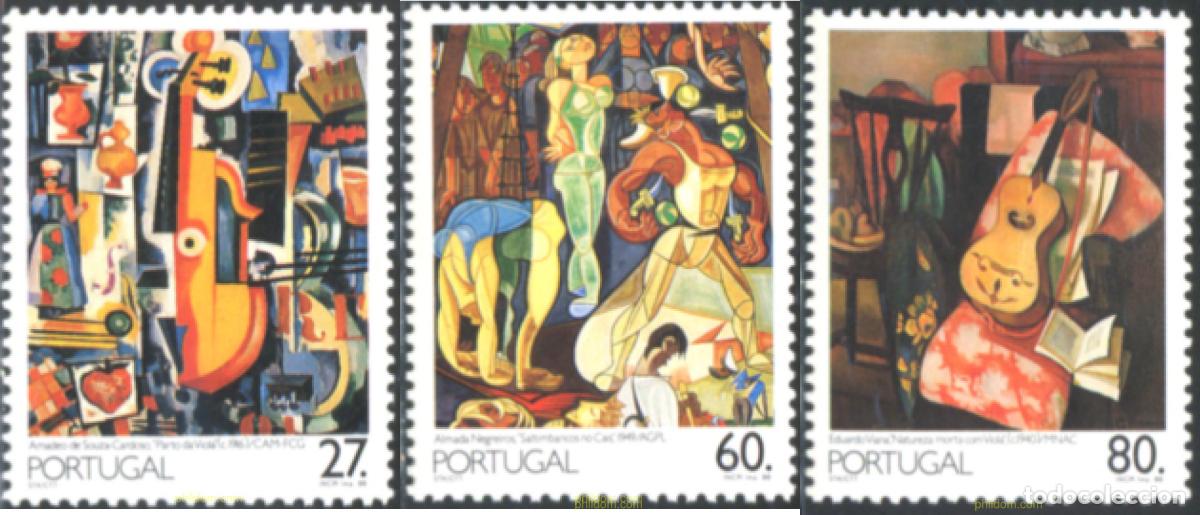 Selos: 140842 MNH PORTUGAL 1988 PINTURA PORTUGUESA DEL SIGLO XX