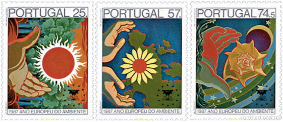 Francobolli: 126323 MNH PORTUGAL 1987 A&Ntilde;O EUROPEO DEL MEDIO AMBIENTE