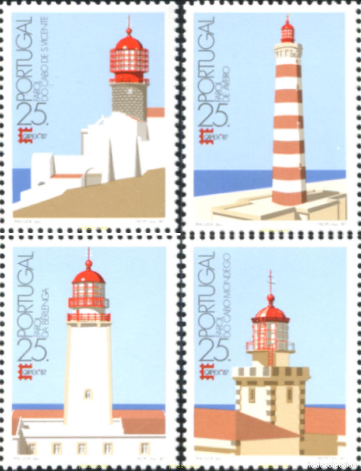Francobolli: 137607 MNH PORTUGAL 1987 FAROS DE LA COSTA PORTUGUESA