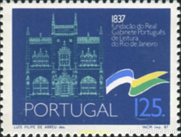 Sellos: 140824 MNH PORTUGAL 1987 150 A&Ntilde;OS DEL GABINETE REAL PORTUGUES DE LECTURA DE RIO DE JANEIRO