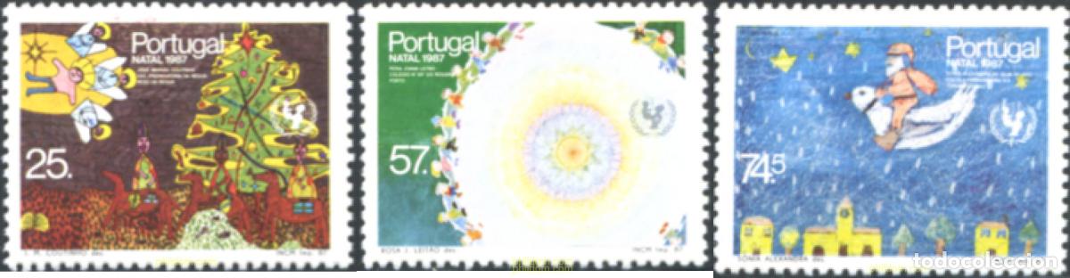 Sellos: 140829 MNH PORTUGAL 1987 NAVIDAD