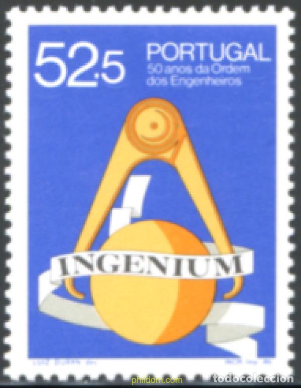 Sellos: 140807 MNH PORTUGAL 1986 50 ANIVERSARIO DE LA ORDEN DE INGENIEROS