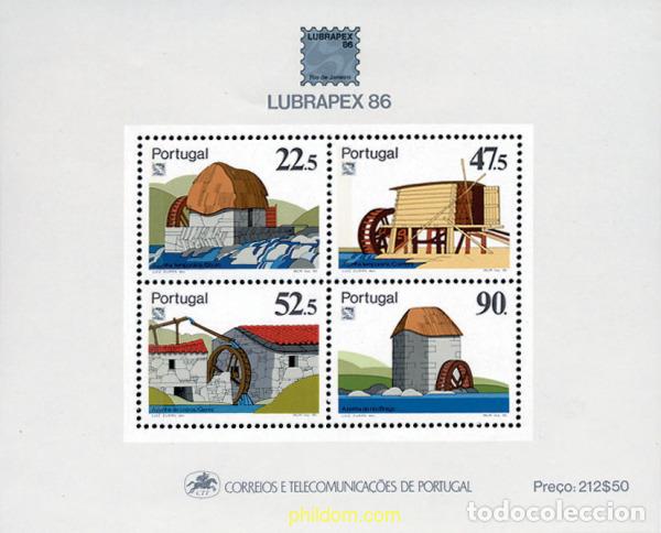 Sellos: 106566 MNH PORTUGAL 1986 LUBRAPEX 86. EXPOSICION FILATELICA LUSO-BRASILE&Ntilde;A EN LISBOA.