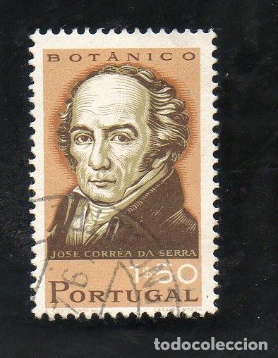 Sellos: FILA PORTUGAL 1966 AF-989 YVERT 999 CIENTISTAS PORTUGUESES CIRCULADO (O)