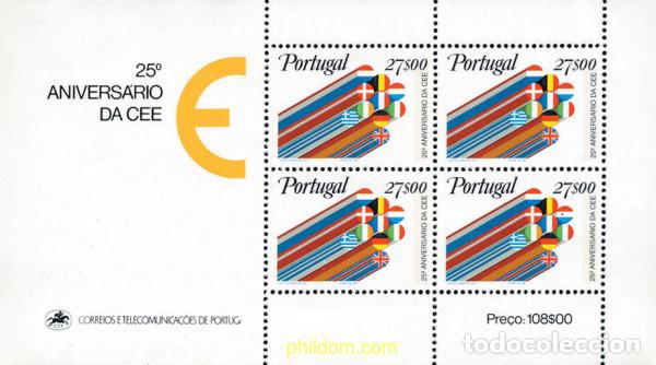 Sellos: 109056 MNH PORTUGAL 1982 25 ANIVERSARIO DE COMUNIDAD ECONOMICA EUROPEA