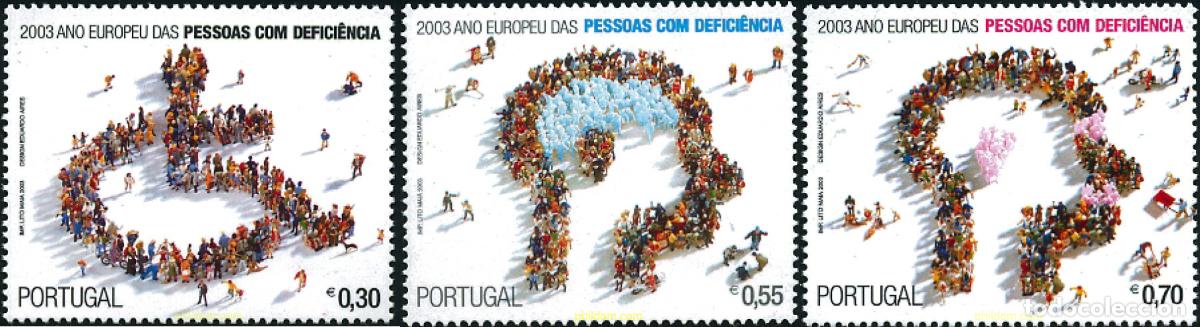Sellos: 123585 MNH PORTUGAL 2003 A&Ntilde;O EUROPEO DE LAS PERSONAS CON DISCAPACIDAD