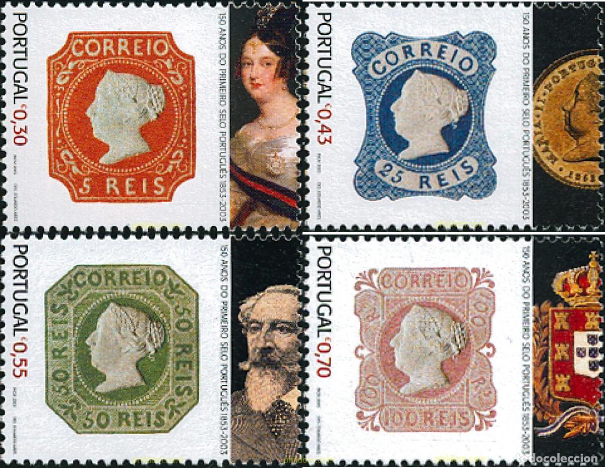 Sellos: 123586 MNH PORTUGAL 2003 150 ANIVERSARIO DEL SELLO